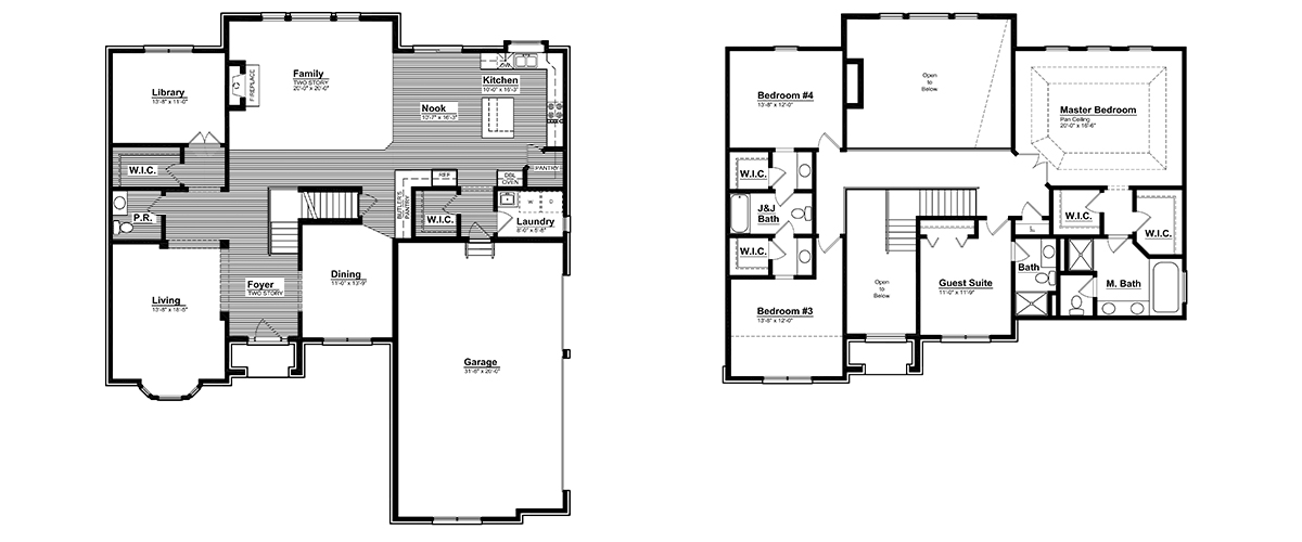 Amazing Center Hall Colonial Floor Plans