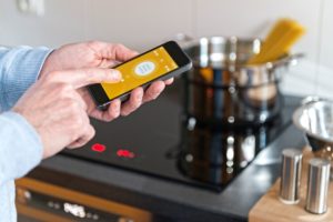 Smart kitchen technology allows you to control various appliances remotely.
